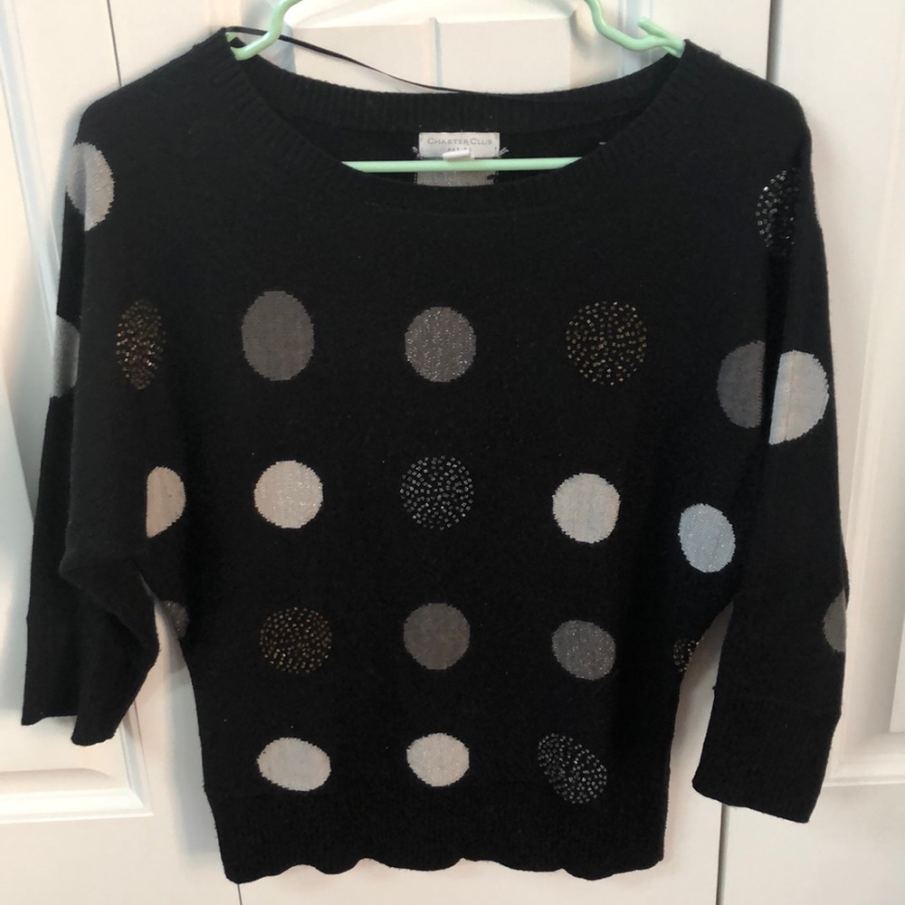Cute polka dot sweater
